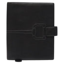 GUCCI Book Cover Leather Black Auth 133512-13