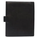 GUCCI Book Cover Leather Black Auth 133512-2