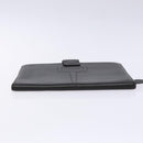 GUCCI Book Cover Leather Black Auth 133512-4