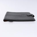 GUCCI Book Cover Leather Black Auth 133512-6