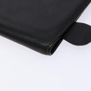 GUCCI Book Cover Leather Black Auth 133512-14