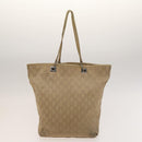 GUCCI GG Canvas Tote Bag 2Set Beige Gold pink Auth 133515-10