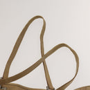 GUCCI GG Canvas Tote Bag 2Set Beige Gold pink Auth 133515-14