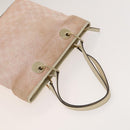 GUCCI GG Canvas Tote Bag 2Set Beige Gold pink Auth 133515-5