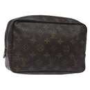 LOUIS VUITTON Monogram Trousse Toilette 23 Clutch Bag M47524 LV Auth 133550-1
