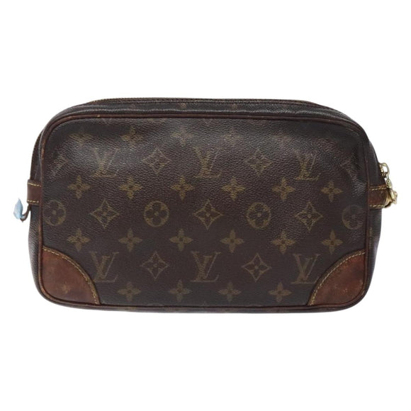 LOUIS VUITTON Monogram Marly Dragonne GM Clutch Bag M51825 LV Auth 133554