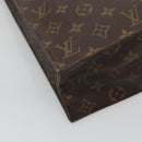 LOUIS VUITTON Monogram Sac Plat Hand Bag M51140 LV Auth 133557-11