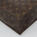 LOUIS VUITTON Monogram Sac Plat Hand Bag M51140 LV Auth 133557-13