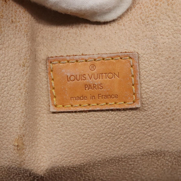 LOUIS VUITTON Monogram Sac Plat Hand Bag M51140 LV Auth 133557