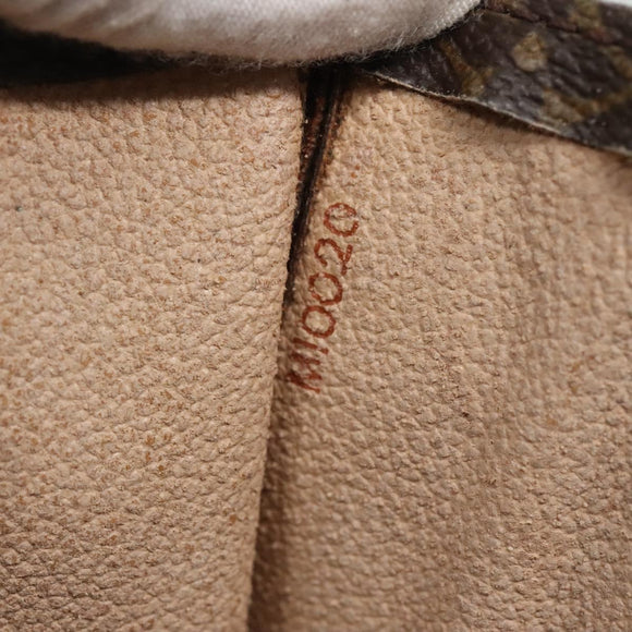 LOUIS VUITTON Monogram Sac Plat Hand Bag M51140 LV Auth 133557