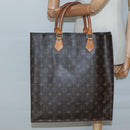 LOUIS VUITTON Monogram Sac Plat Hand Bag M51140 LV Auth 133557-19