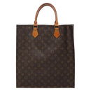 LOUIS VUITTON Monogram Sac Plat Hand Bag M51140 LV Auth 133557-2