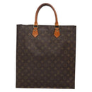 LOUIS VUITTON Monogram Sac Plat Hand Bag M51140 LV Auth 133557-3