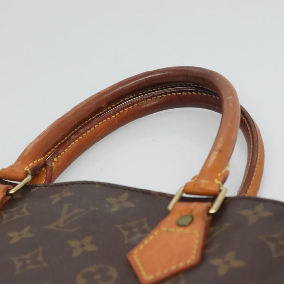 LOUIS VUITTON Monogram Sac Plat Hand Bag M51140 LV Auth 133557