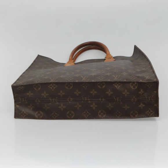 LOUIS VUITTON Monogram Sac Plat Hand Bag M51140 LV Auth 133557