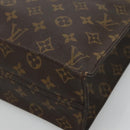 LOUIS VUITTON Monogram Sac Plat Hand Bag M51140 LV Auth 133558-10