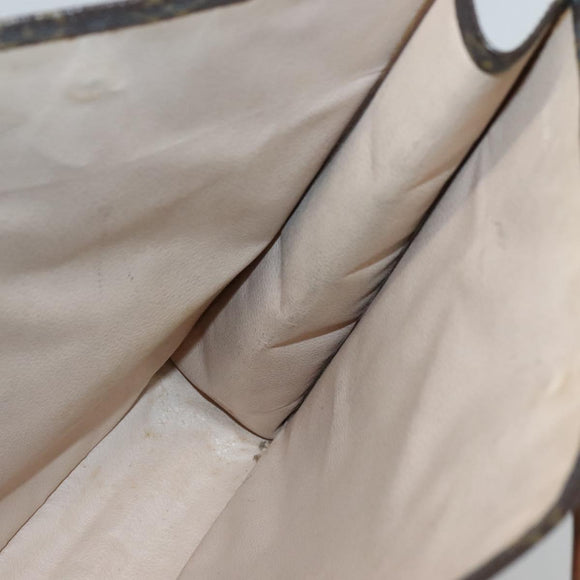 LOUIS VUITTON Monogram Sac Plat Hand Bag M51140 LV Auth 133558