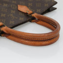 LOUIS VUITTON Monogram Sac Plat Hand Bag M51140 LV Auth 133558-7