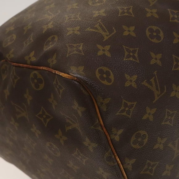 LOUIS VUITTON Monogram Keepall 60 Boston Bag M41422 LV Auth 133562