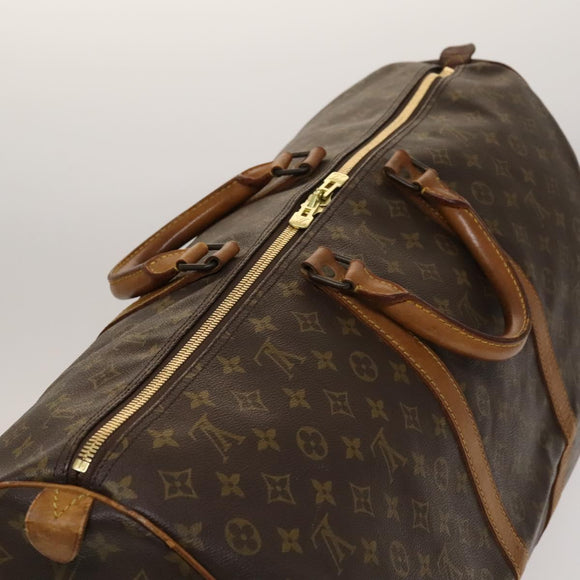 LOUIS VUITTON Monogram Keepall 60 Boston Bag M41422 LV Auth 133562