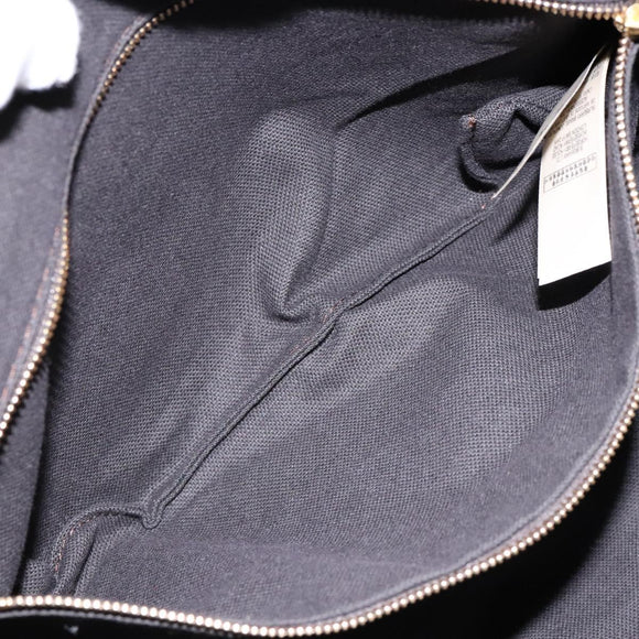 BURBERRY Nova Check Tote Bag PVC Beige Gold Auth 133565