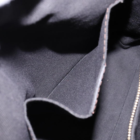 BURBERRY Nova Check Tote Bag PVC Beige Gold Auth 133565