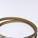 BURBERRY Nova Check Tote Bag PVC Beige Gold Auth 133565-8