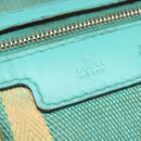 GUCCI GG Canvas Hand Bag 2way Beige Gold 2472005 Auth 133566-17