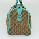 GUCCI GG Canvas Hand Bag 2way Beige Gold 2472005 Auth 133566-3