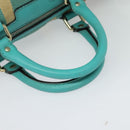 GUCCI GG Canvas Hand Bag 2way Beige Gold 2472005 Auth 133566-7