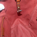 BURBERRY Nova Check Blue Label Tote Bag PVC Suede Beige Brown gold Auth 133568-18