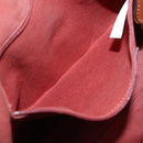 BURBERRY Nova Check Blue Label Tote Bag PVC Suede Beige Brown gold Auth 133568-19