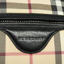 BURBERRY Nova Check Shoulder Bag PVC Beige Auth 133569-10