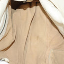 BOTTEGA VENETA INTRECCIATO Campana Shoulder Bag Leather White Auth 133575-10