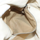 BOTTEGA VENETA INTRECCIATO Campana Shoulder Bag Leather White Auth 133575-20