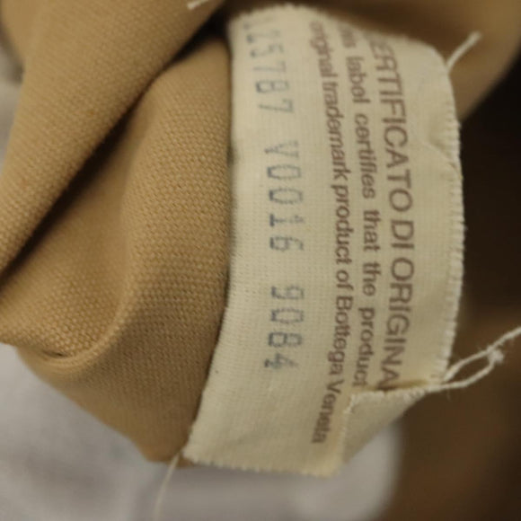 BOTTEGA VENETA INTRECCIATO Campana Shoulder Bag Leather White Auth 133575