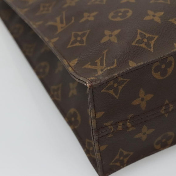 LOUIS VUITTON Monogram Sac Plat Hand Bag M51140 LV Auth 133581
