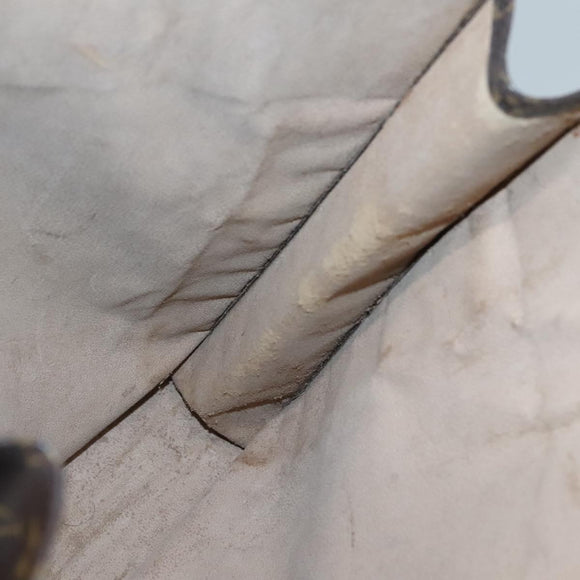 LOUIS VUITTON Monogram Sac Plat Hand Bag M51140 LV Auth 133581