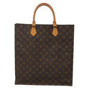 LOUIS VUITTON Monogram Sac Plat Hand Bag M51140 LV Auth 133581-2