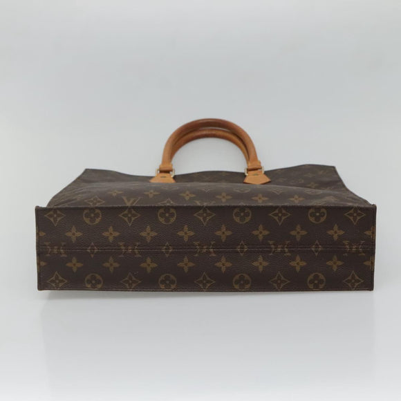LOUIS VUITTON Monogram Sac Plat Hand Bag M51140 LV Auth 133581