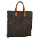 LOUIS VUITTON Monogram Sac Plat Hand Bag M51140 LV Auth 133582-1