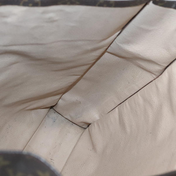 LOUIS VUITTON Monogram Sac Plat Hand Bag M51140 LV Auth 133582