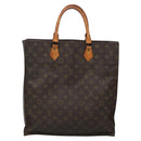LOUIS VUITTON Monogram Sac Plat Hand Bag M51140 LV Auth 133582-13