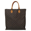 LOUIS VUITTON Monogram Sac Plat Hand Bag M51140 LV Auth 133582-2