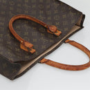 LOUIS VUITTON Monogram Sac Plat Hand Bag M51140 LV Auth 133582-6