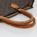 LOUIS VUITTON Monogram Sac Plat Hand Bag M51140 LV Auth 133582-7