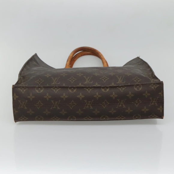 LOUIS VUITTON Monogram Sac Plat Hand Bag M51140 LV Auth 133582