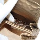 BOTTEGA VENETA INTRECCIATO Shoulder Bag Leather Gold Auth 133586-19