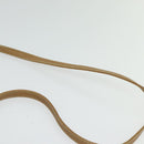 CELINE Macadam Canvas Shoulder Bag PVC Beige Gold Auth 133587-20