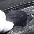 GUCCI GG Canvas Hand Bag 2way Black Gold 000 2058 0321 Auth 133588-13